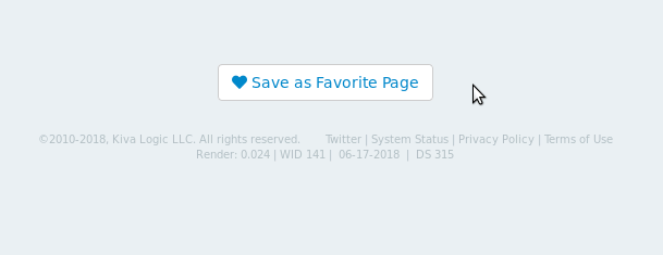 How to Save as Favorite Page